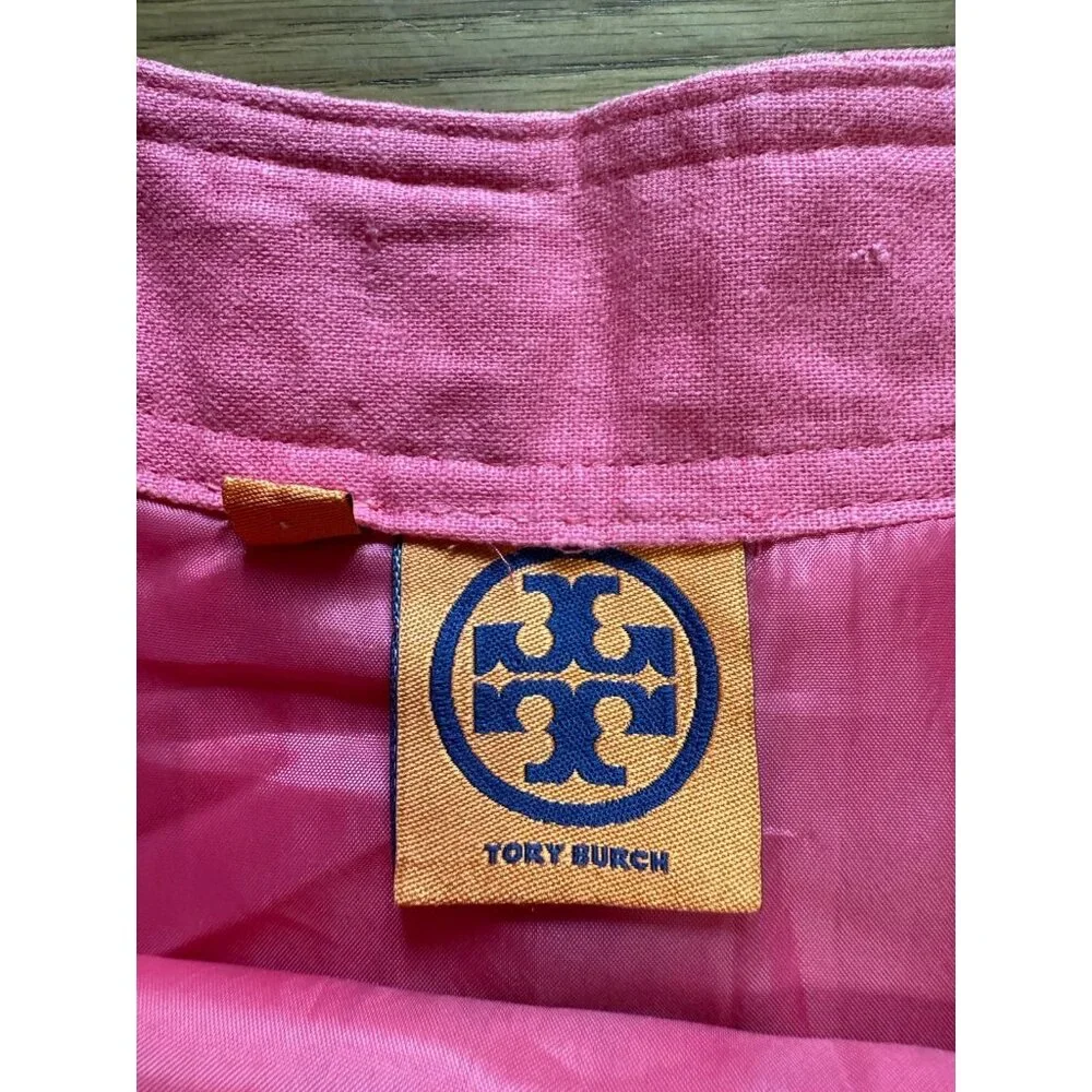 Tory Burch Skirt Size Measured Pleated Lined Career Office Professional Designer